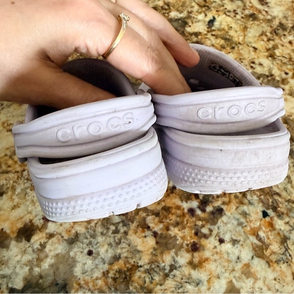 Authentic Crocs Classic Clogs Toddler Lavender Slip On Comfort Shoes Size C8 - Picture 3 of 7